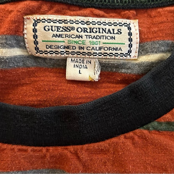 Vintage Long Sleeve Guess Shirt Size L - Picture 3 of 4